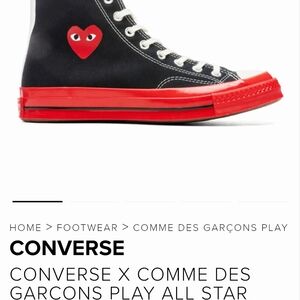 Converse x Comme des Garçons Play All Star Sneakers